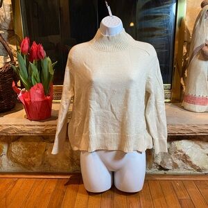Banana Republic Cream Turtleneck Sweater